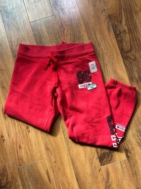 Vintage Y2K pink scrunch sweats